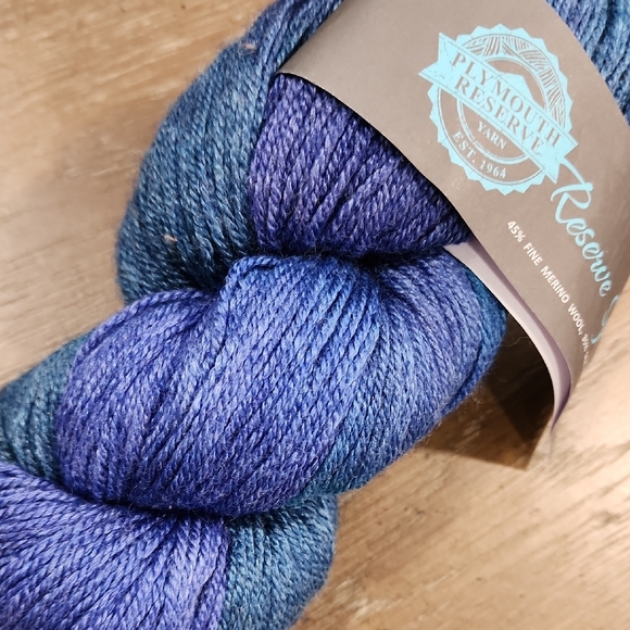 Plymouth Yarn Reserve Sport Blue Yarn - Picture 2 of 6
